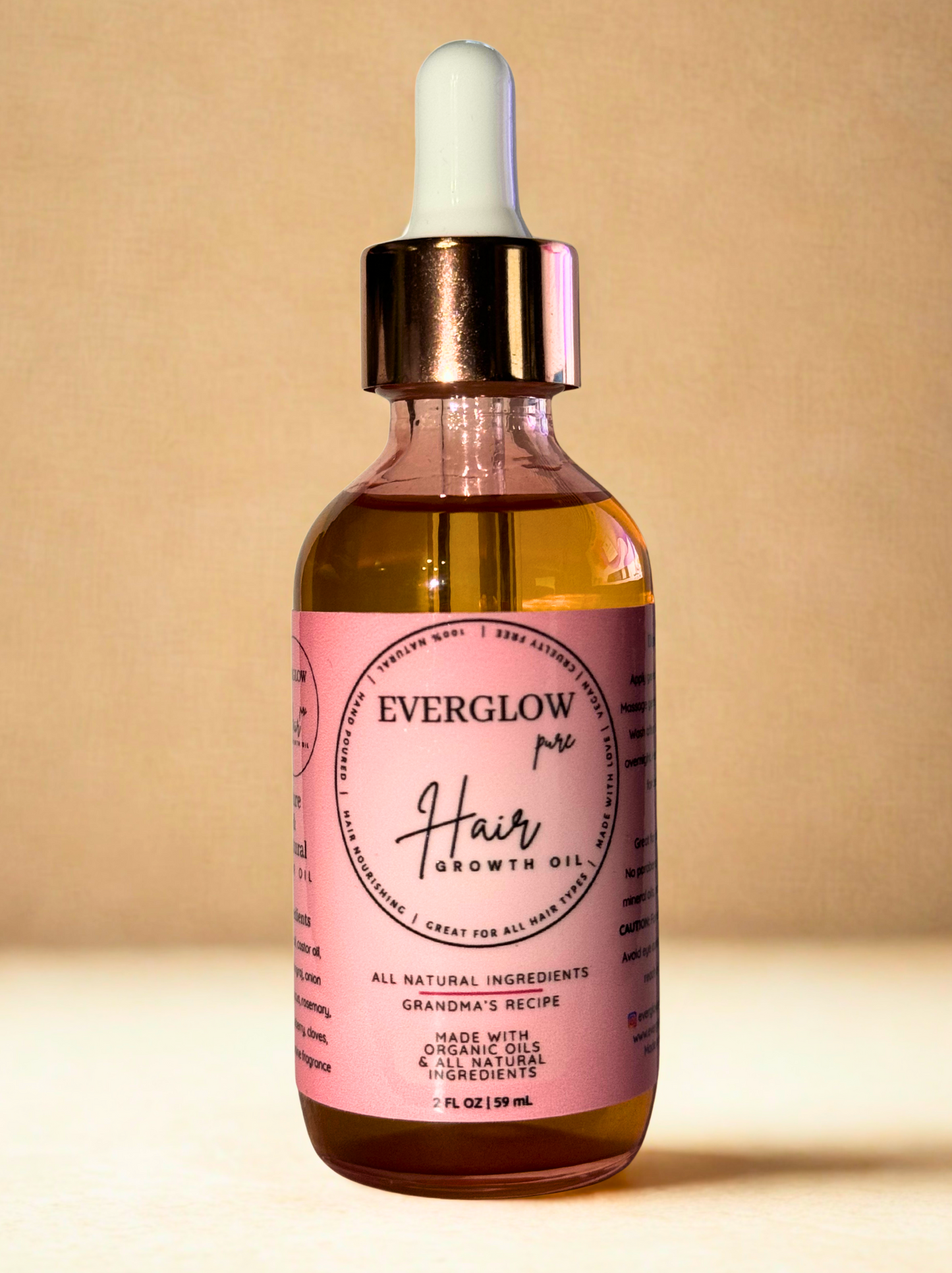 EverGlow Pure Natural Hair Growth Oil